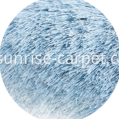 Viscose Shaggy long pile Blue 